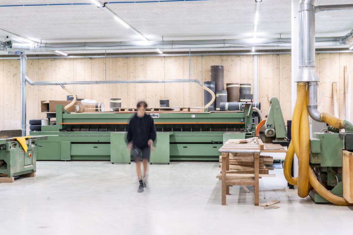 Werkstatt Tischlerei Bizau Tischlerei herbert Feuerstein OG, Bizau, Bregenzerwald, Arbeit