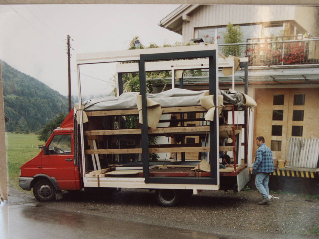 Fenster Baustelle Lieferung