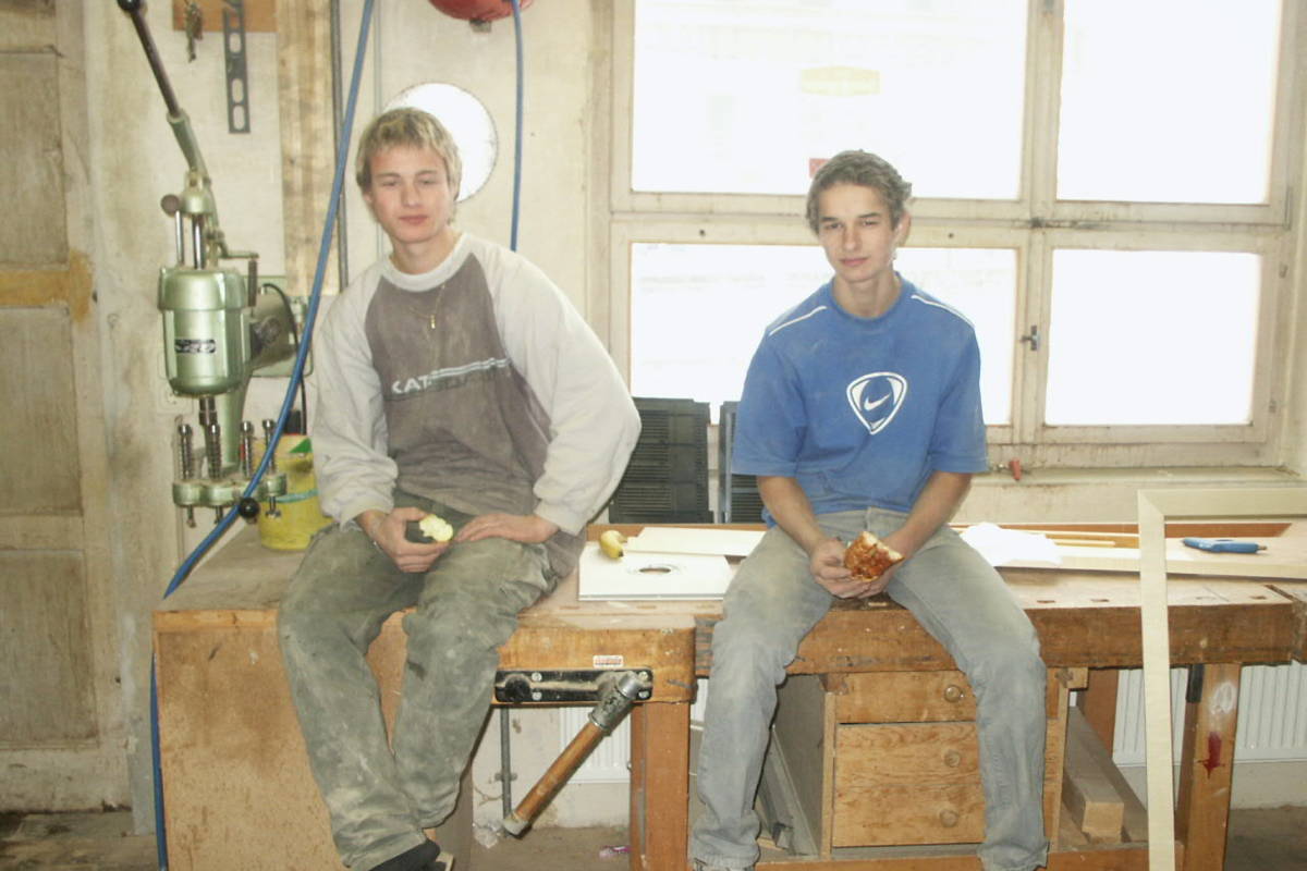 Lehrling znünne Pause