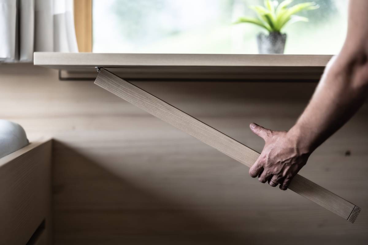 Esche Gästezimmer Schlafzimmer Klapptisch