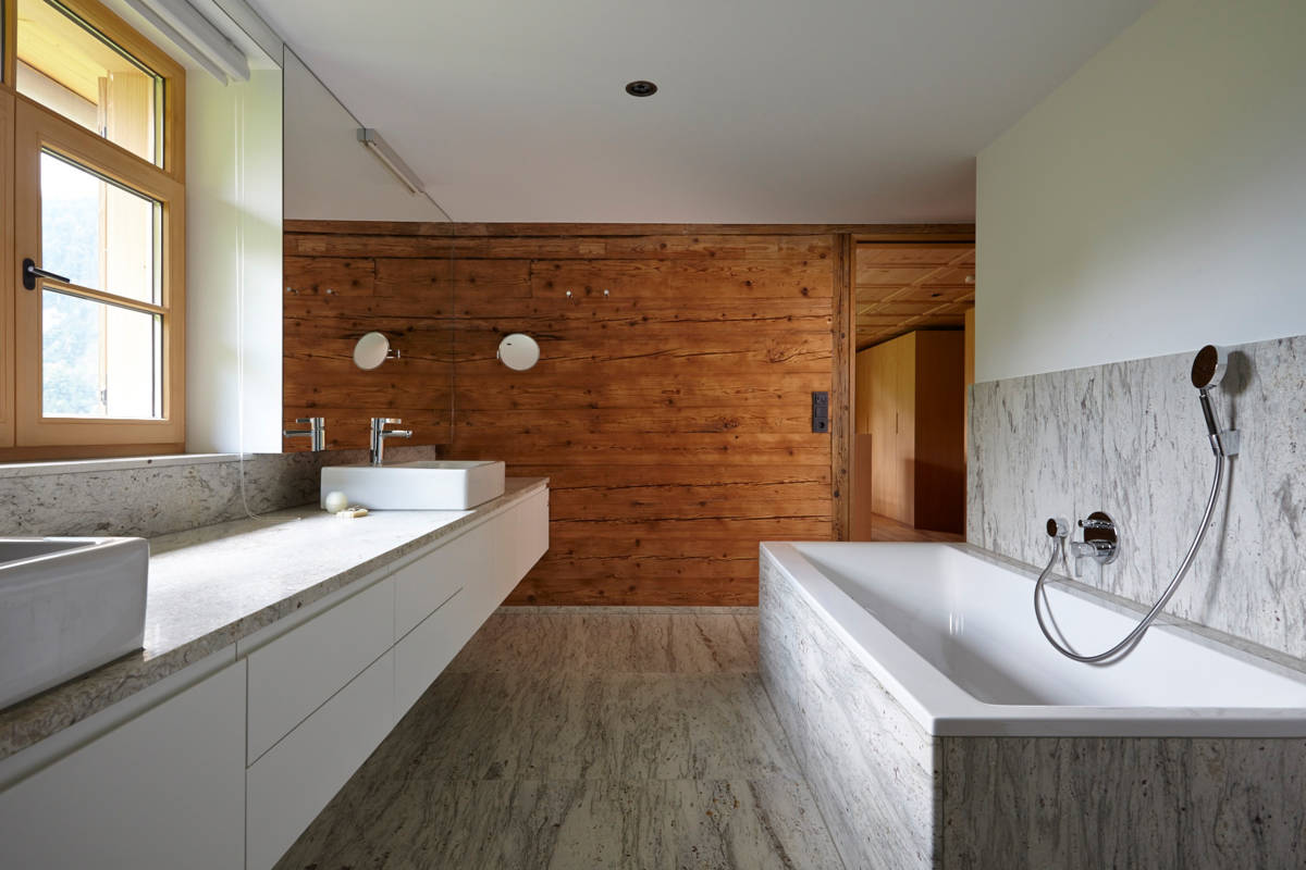 Bad Weiß Spiegel Lack Stein