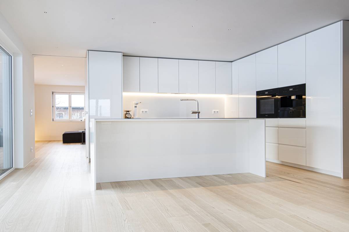 Hochglanz Weiß Küche