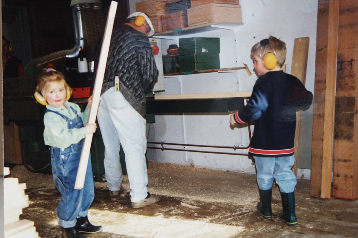 Gehilfe Kinder Tischler