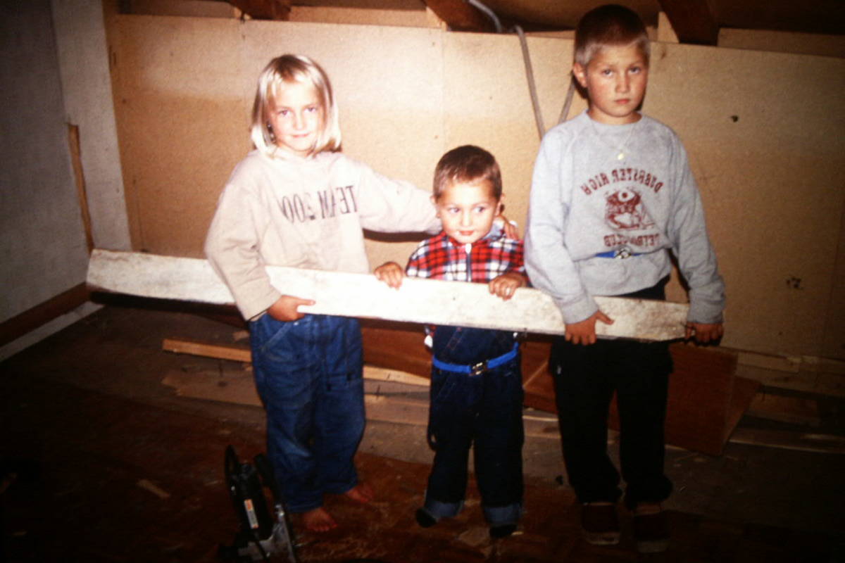 Kinder Tischler Holz