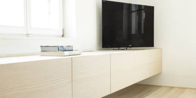 Wohnzimmer Tv Möbel Esche hell Holz