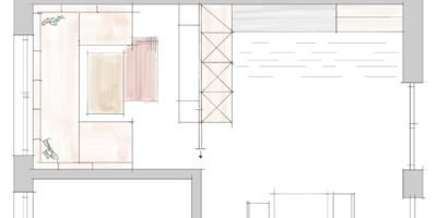 planen 2D Vorentwurf Skizze Copic