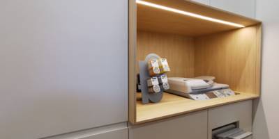 Büroeinrichtung LZH-Bezau Tanne/Weiß