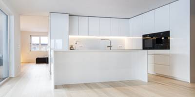 Hochglanz Weiß Küche