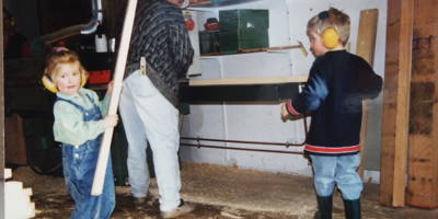 Gehilfe Kinder Tischler
