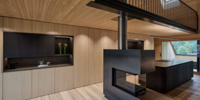 Tabbe Küche dunkle nische hell modern