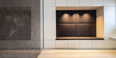 Liegenische Leder Esche hell