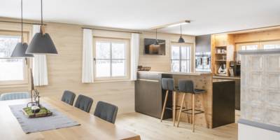 Küche rustikal Braun Eiche Tischler Bregenzerwald