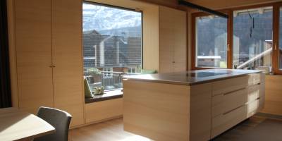 Küche Esche Tischler dünne Fronten