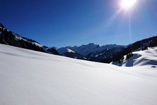 Schönebach Skitour Bregenzerwald