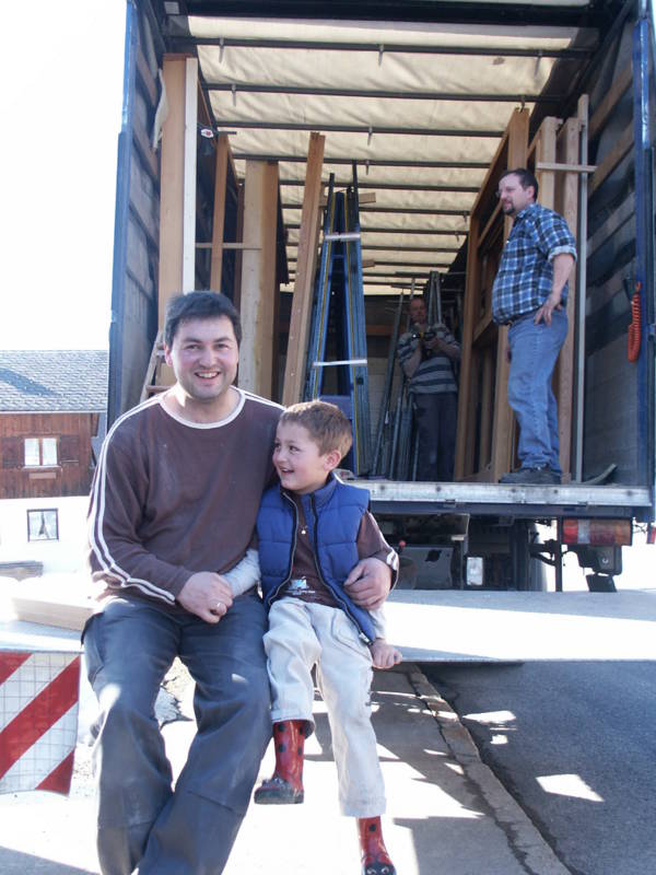 Transporte Kind Vater