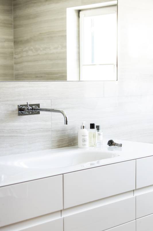 Badezimmer Hochglanz Weiß