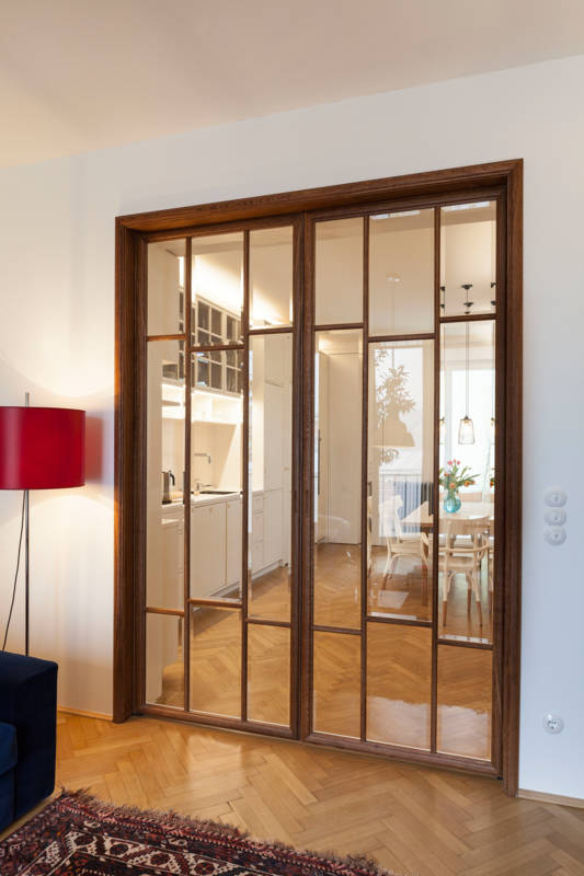 Schiebetür Glas Modern Alt Wien